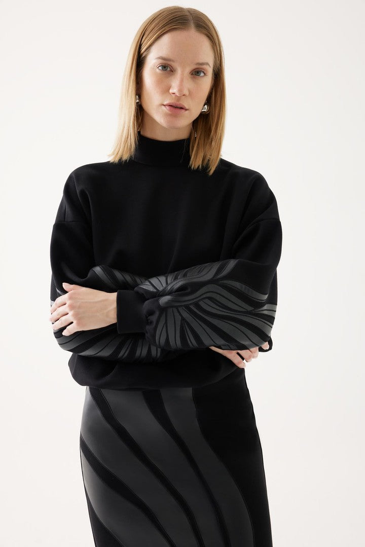 Dik Yaka Oversize Sweatshirt