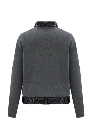 Şerit Detaylı Sweatshirt